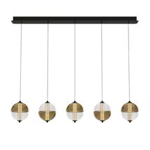 Подвесной светильник Delight Collection Подвесной светильник MD24022079-5B black/amber арт. MD24022079-5B black/amber