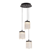 Подвесной светильник Delight Collection Подвесной светильник MD25020403-3A1 Matt black, LED/16.4W, 3000K dimmable арт. MD25020403-3A1 matt black