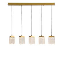Подвесной светильник Delight Collection Подвесной светильник MD25020403-5B2 Satin gold, LED/25.4W, 3000K dimmable арт. MD25020403-5B2 satin gold