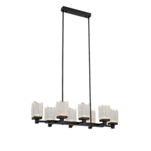 Подвесной светильник Delight Collection Подвесной светильник MD25020403-8B1 Matt black, LED/39.8W, 3000K dimmable арт. MD25020403-8B1 matt black