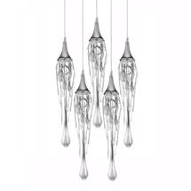 Подвесной светильник Delight Collection Подвесной светильник Goddess Tears 5R chrome арт. P68009L-5/R chrome