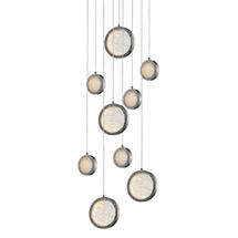 Подвесной светильник Delight Collection Подвесной светильник Bottega 9 nickel арт. P98014M-9 polished nickel