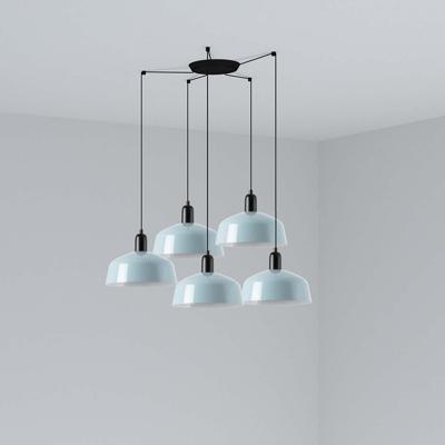 Подвесной светильник Faro Подвесной светильник TATAWIN сине-серый 5xE27 арт. 219543