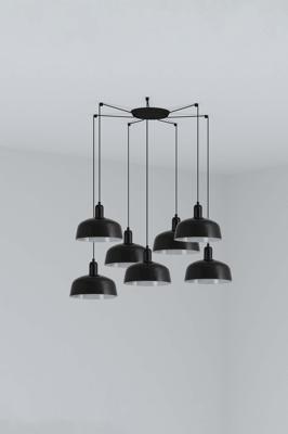 Подвесной светильник Faro Подвесной светильник Tatawin M 7L черный арт. 163815