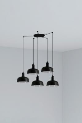 Подвесной светильник Faro Черный подвесной светильник Tatawin S 5L арт. 152533