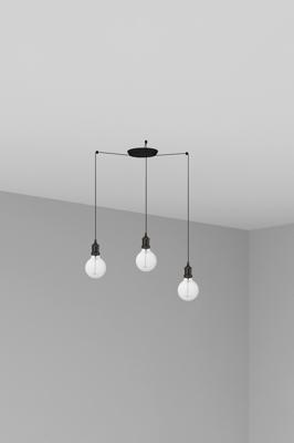 Подвесной светильник Faro Люстра Art 3L черная арт. 107778