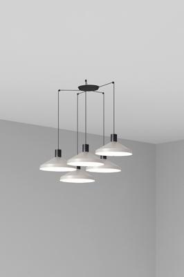 Подвесной светильник Faro Серый подвесной светильник Kombo Ø40 5L арт. 113694