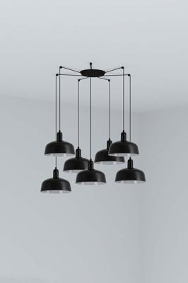 Подвесной светильник Faro Подвесной светильник TATAWIN черный 7xE27 арт. 219539