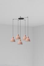Подвесной светильник Faro Розовая подвесная лампа Venice 1x E27 5L арт. 163895