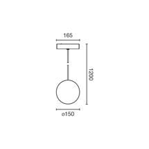 Подвесной светильник Faro Подвеска Neso Unik 2700K Черный Casambi арт. 162289