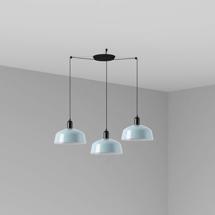 Подвесной светильник Faro Подвесной светильник TATAWIN сине-серый 3xE27 арт. 219541