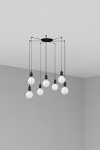 Подвесной светильник Faro Люстра Art 7L черная арт. 107799