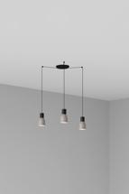 Подвесной светильник Faro Серый подвесной светильник Kombo Ø12 3L арт. 113677