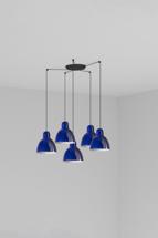 Подвесной светильник Faro VENICE 200 5L Подвесной светильник кобальтовый синий 1xE27 5L арт. 184557