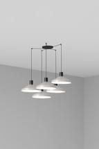 Подвесной светильник Faro Серый подвесной светильник Kombo Ø40 5L арт. 113694