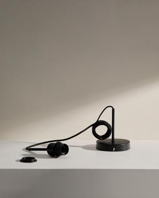 Подвесной светильник La Forma (ех Julia Grup) Основание металлического светильника Fluvia черного цвета, 250 см арт. 217322