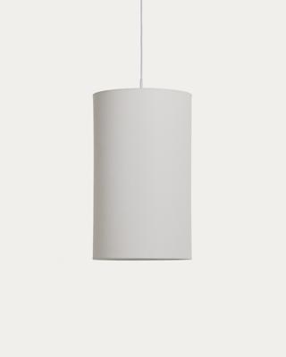 Подвесной светильник La Forma (ех Julia Grup) Абажур для подвесного светильника Niani из хлопка цвета слоновой кости Ø30 см арт. 482429