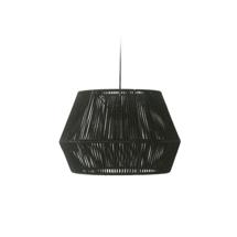 Подвесной светильник La Forma (ех Julia Grup) Потолочный плафон из хлопка Cantia с черной отделкой Ø 36,5 см арт. 154133