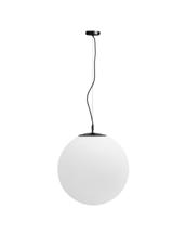 Подвесной светильник La Forma (ех Julia Grup) Подвесной светильник Brisia из черного металла с матовым стеклянным шаром Ø50 арт. 459031