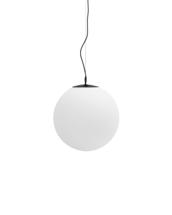 Подвесной светильник La Forma (ех Julia Grup) Подвесной светильник Brisia из черного металла с матовым стеклянным шаром Ø50 арт. 459031