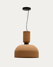 Подвесной светильник La Forma (ех Julia Grup) Подвесной светильник Nibla из металла с терракотовым эффектом Ø40см арт. 262297