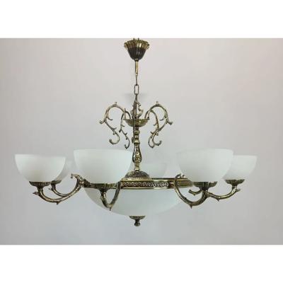 Подвесной светильник Mantra 7140/8 AB Люстра арт. 481719