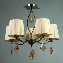 Подвесной светильник Mantra BX03203/5 Bronze Cream арт. 096758