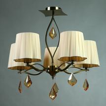 Подвесной светильник Mantra BX03203/5 Bronze Cream арт. 096758