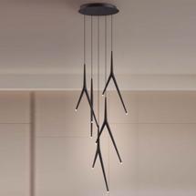 Подвесной светильник Mantra 9365+9220 (5L) Подвесная люстра ARRECIFE арт. 499018