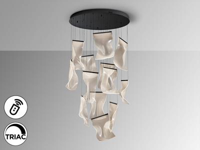 Подвесной светильник Schuller Velos Люстра 13L черная DIMABLE арт. 299499