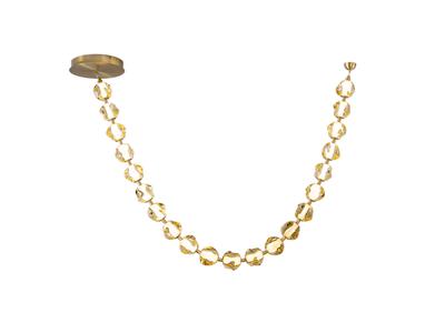 Подвесной светильник Schuller Люстра Zaria II 21L бронзовый/янтарный DIM арт. 263360