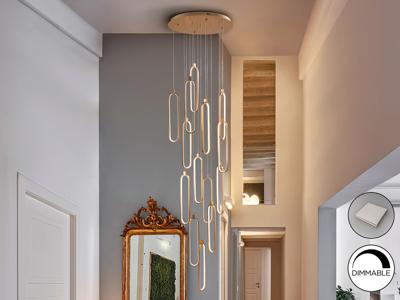 Подвесной светильник Schuller Colette Люстра 14L розовое золото DIM арт. 263412