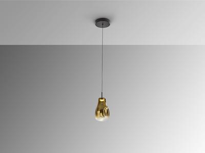 Подвесной светильник Schuller Aledis Подвесной светильник 1L черный-золотой арт. 291106