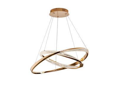 Подвесной светильник Schuller Люстра Orbitas 2L золотая арт. 263382