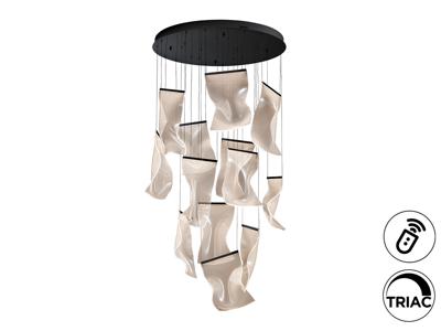 Подвесной светильник Schuller Velos Люстра 13L черная DIMABLE арт. 299499