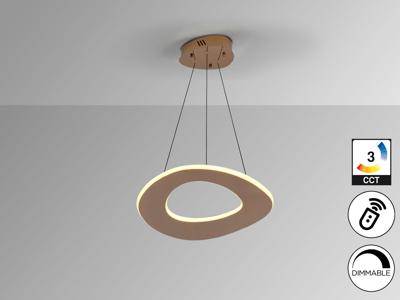 Подвесной светильник Schuller Mirena Люстра 1L розовое золото D50 арт. 465885