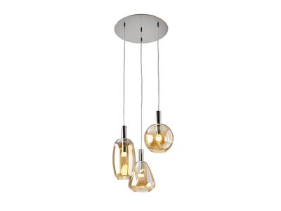 Подвесной светильник Schuller Nara Люстра 3L хром D45 арт. 263386