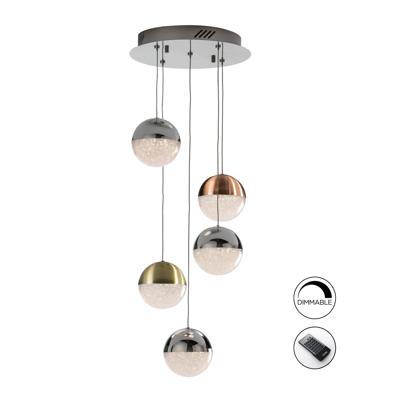 Подвесной светильник Schuller Подвесной светильник Sphere 5L LED Ø33 DIM разноцветный арт. 098228