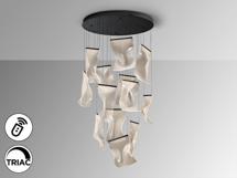 Подвесной светильник Schuller Velos Люстра 13L черная DIMABLE арт. 299499