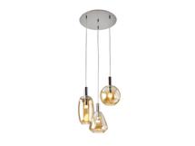 Подвесной светильник Schuller Nara Люстра 3L хром D45 арт. 263386