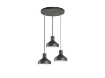 Подвесной светильник Schuller Irias Люстра 3L черный/медный D45 арт. 263276