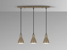 Подвесной светильник Schuller Afra Люстра 3L коричневый арт. 439118