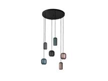 Подвесной светильник Schuller Люстра Nimes 6L разноцветная арт. 263314