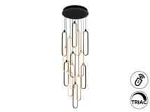 Подвесной светильник Schuller Colette Люстра 14L черный/розовое золото арт. 299501