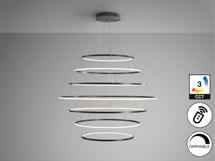 Подвесной светильник Schuller Odessa Люстра 7 арок D150 бронзовый арт. 465887