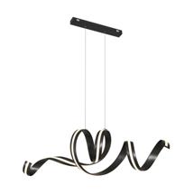 Подвесной светильник Schuller Amara Люстра горизонтальная черный матовый арт. 420349