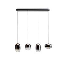 Подвесной светильник Schuller Onice Люстра 4L черно-дымчатый арт. 420365