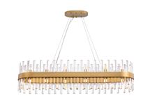 Подвесной светильник Schuller Grace Люстра 28L золотая овальная арт. 421191