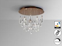 Подвесной светильник Schuller Lagrimas Люстра 19L розовое золото арт. 465831