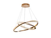 Подвесной светильник Schuller Люстра Orbitas 2L золотая арт. 263382